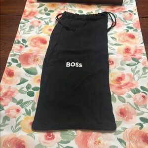 Boss Black Drawstring Bag